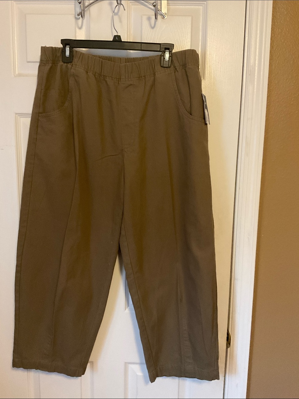 Universal Thread Mid Rise Women's Barrel Leg Elastic Waistband Pants Size XL